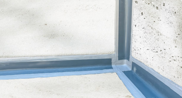 kewabo® gmbh offenburg wand-boden-anschluss, feuchter kellerboden